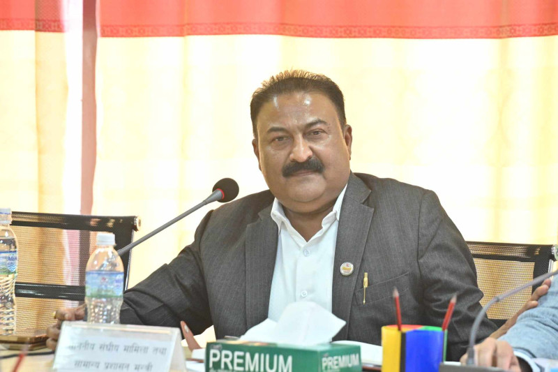 घुस डिल प्रकरणमा मुछिएका सामान्य प्रशासनमन्त्री गुप्ताले दिए राजीनामा