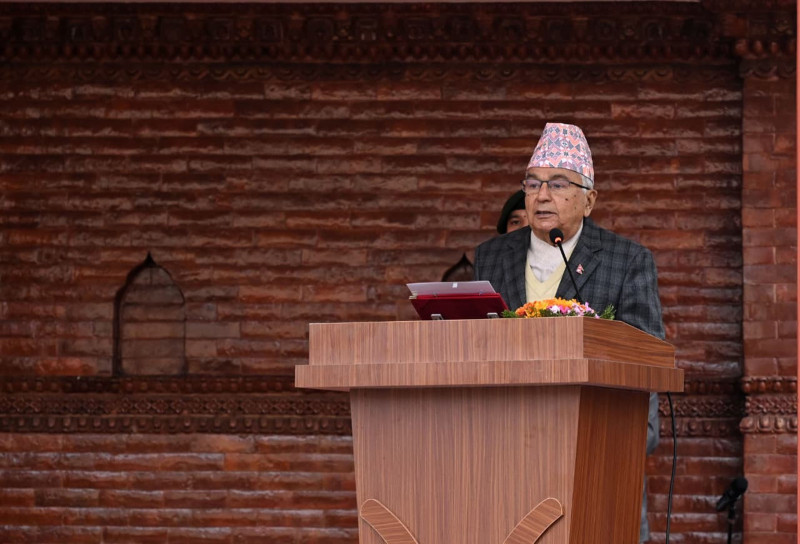 जनताद्वारा अभिव्यक्त राष्ट्रनिर्माणको दायित्व पूरा गर्न राष्ट्रपतिको आह्वान