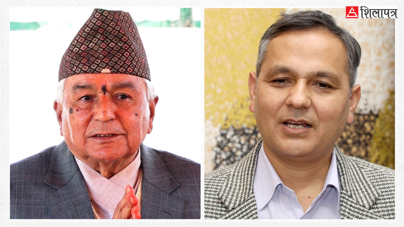 गृहमन्त्री अर्याललाई राष्ट्रियसभामा लैजान गरिएको सिफारिस राष्ट्रपतिले गरे होल्ड