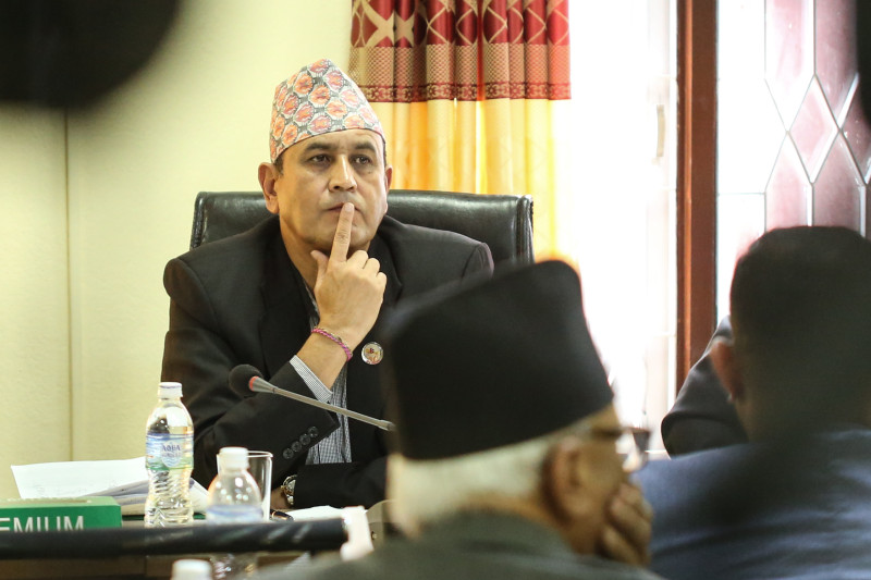 राज्यव्यवस्था समितिमा गडबड गरेका रामहरिलाई सुनुवाइ समितिमा सभापति ?