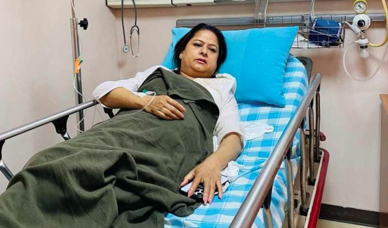 नाउपाकी अध्यक्ष श्रेष्ठको स्वास्थ्यमा समस्या, ग्राण्डी अस्पतालमा भइन् भर्ना