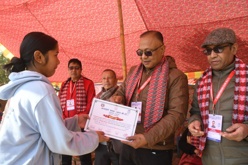 अन्नपूर्ण क्लबको फुटबल प्रशिक्षण कार्यक्रम सम्पन्न