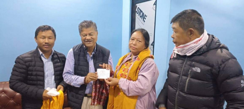 एमालेकी गाउँपालिका उपाध्यक्षकी उम्मेदवार राहादी कांग्रेसमा प्रवेश