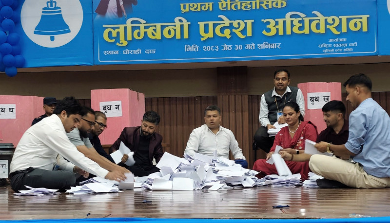 रास्वपा लुम्बिनी सभापतिका लागि पुनः मतदान हुने, शालिकराम र गोपालबीच प्रतिस्पर्धा