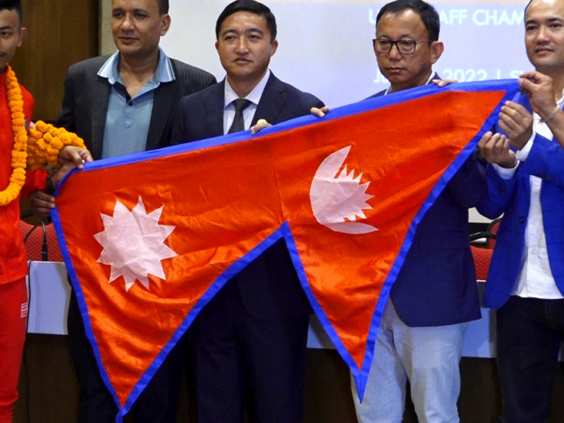नेपाली यू–२० फुटबल टोली आज भारत जाँदै