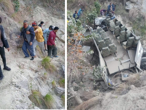 संखुवासभा बस दुर्घटनाका मृतक १४ मध्ये १० जनाकाे सनाखत (नामावलीसहित)