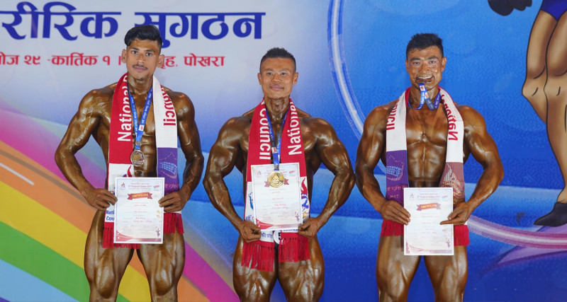 आर्मी टिम शारीरिक सुगठनको च्याम्पियन