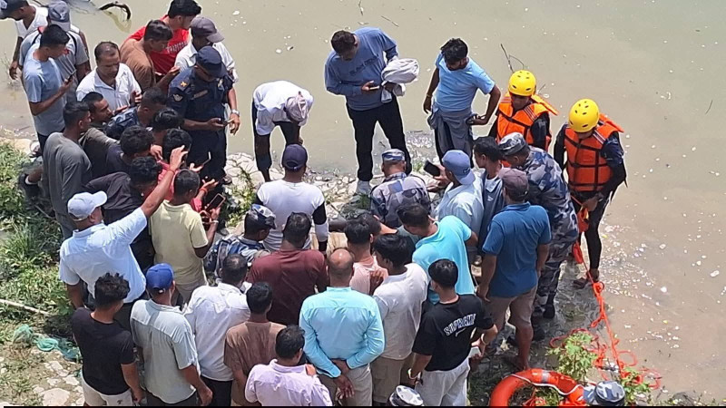 सर्लाहीमा बागमती नदीमा डुबेर दुई जनाकाे मृत्यु