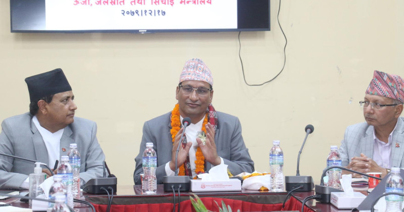 मन्त्रालयको कामलाई नतिजामुखी बनाउनेछु: ऊर्जामन्त्री बस्नेत
