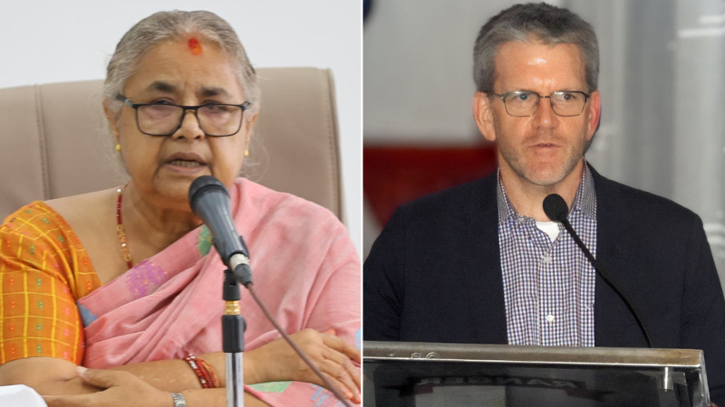 प्रधानमन्त्री कार्कीसँग अमेरिकी राजदूतको भेटवार्ता