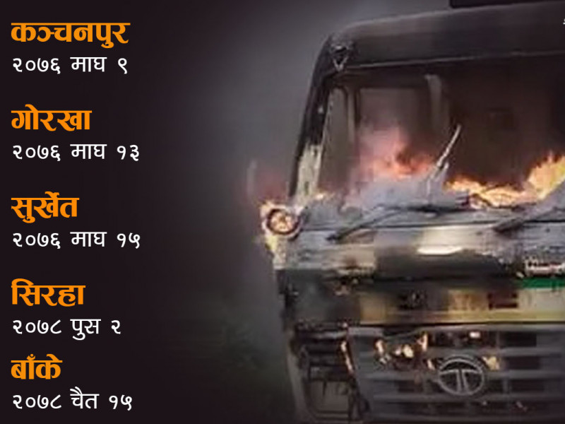 'काल' बने टिपरहरू, देशभर नै आतंक