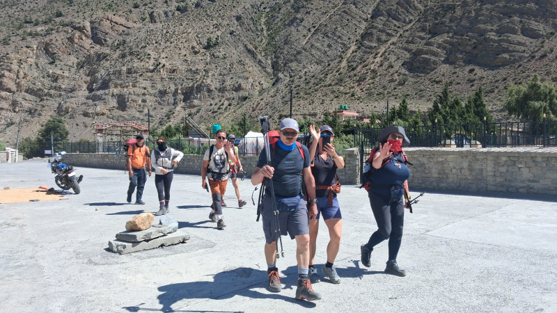 रसुवा बाढीपछि मुस्ताङमा पर्यटक आगमन घट्यो