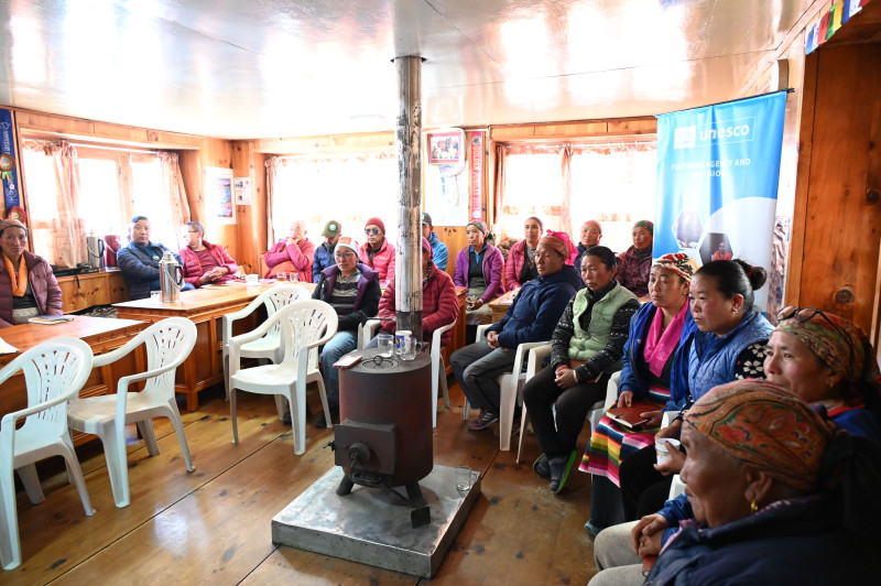थामेमा हिमताल विस्फोटन प्रभावित समुदायको संस्कृतिक सम्पदा संरक्षणका लागि युनेस्कोको चारदिने क्षमता विकास तालिम