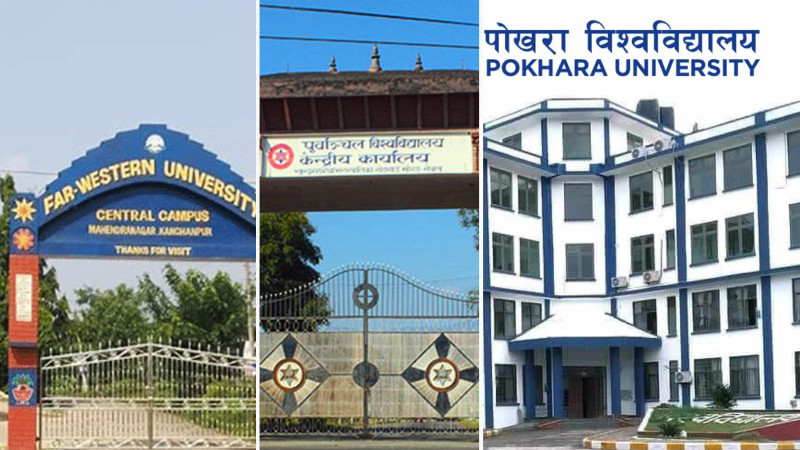 बाढीका कारण तीन विश्वविद्यालयका परीक्षा स्थगित