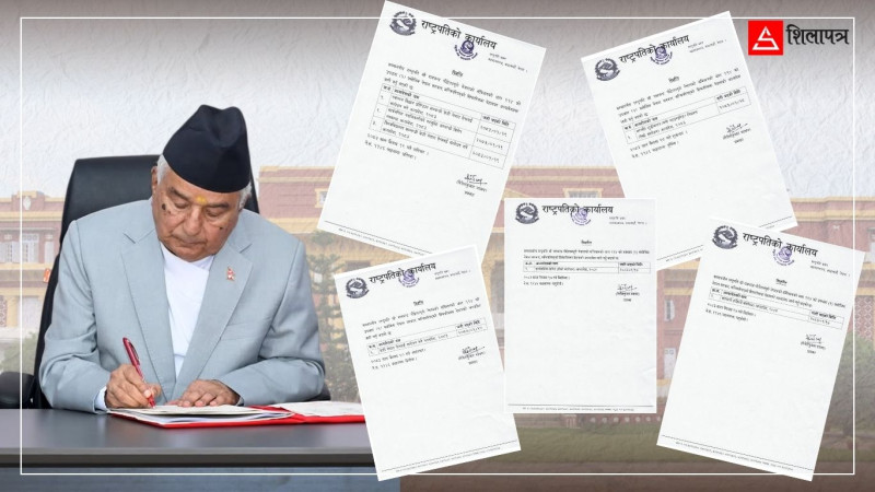 राष्ट्रपति पाैडेलले जारी गरे ७ अध्यादेश, एउटा किन भयाे फिर्ता ?