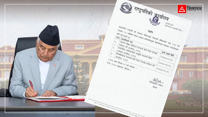 १२ चैतअगाडि सार्वजनिक निकायमा नियुक्त पदाधिकारी स्वतः पदमुक्त