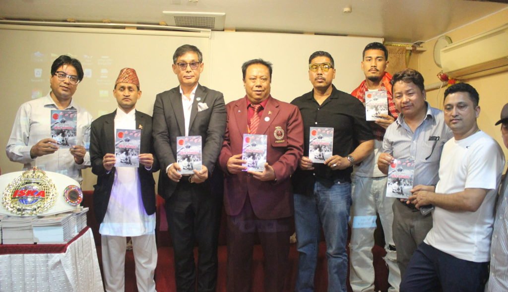 खेल पत्रकार अर्यालको पुस्तक ‘नेपाल–जापान खेल सम्बन्ध’ विमोचन