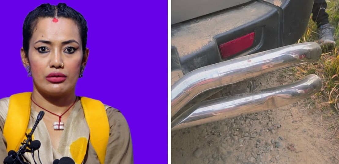 आशिका तामाङले आफ्नो गाडी 'कुच्याइदिएको' आरोप लगाएको घटना के हो ? 