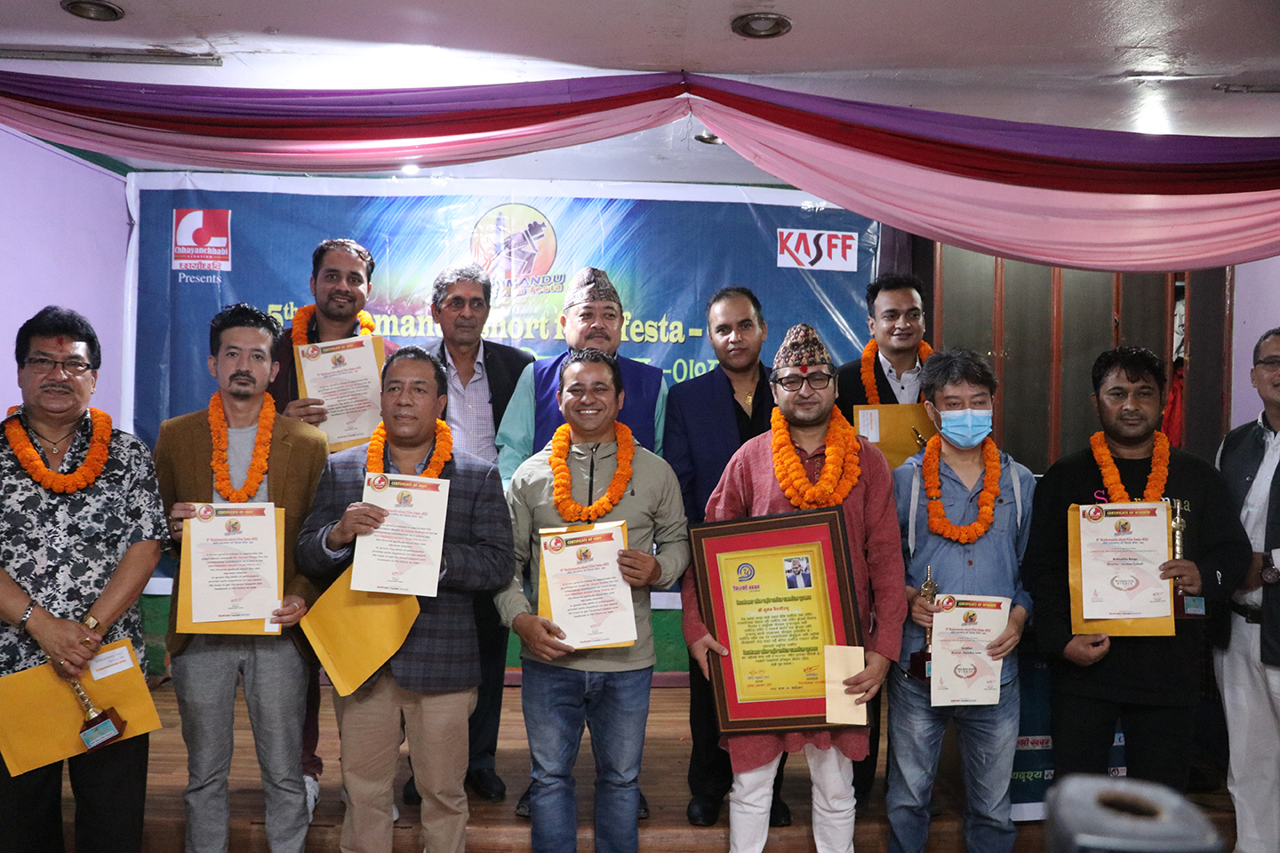 दीपेन्द्रको 'सावधान'लाई पब्लिक च्वाइस अवार्ड, 'स्वीट सिक्सटिन' उत्कृष्ट सर्ट फिल्म