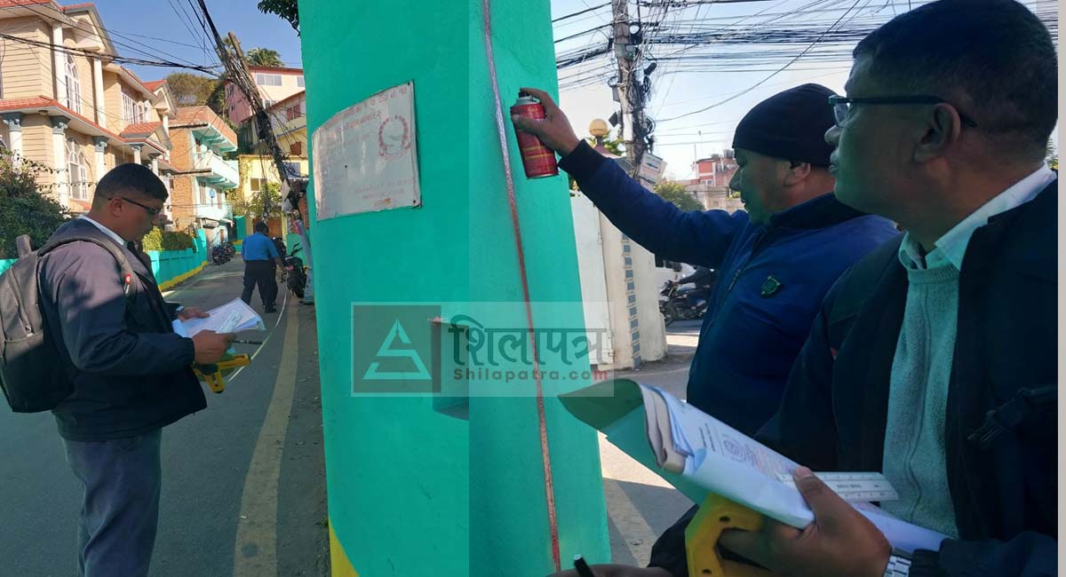 धोबीखोला कोरिडोरको अतिक्रमित जग्गा खाली गरिँदै, भोलि कहाँ–कहाँ चल्दै छ डोजर ? (सूची)