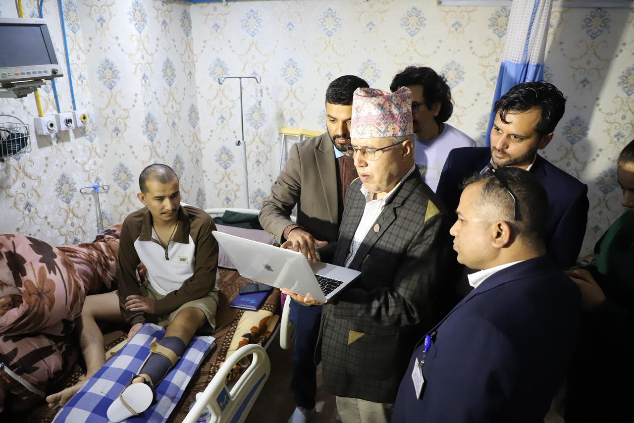 जेन–जी आन्दोलनका घाइतेले दिए अस्पतालबाटै मतदाता बायोमेट्रिक विवरण