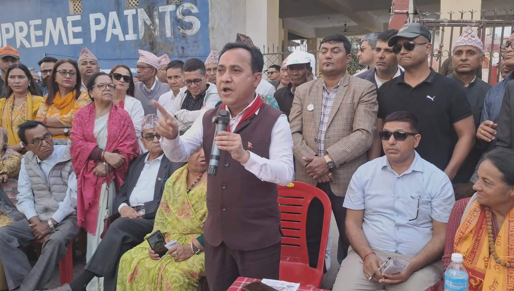 '६४ सालको चुनावमा गल्ती भएको थियो, त्यो गल्ती फेरि दोहोरिन दिन हुँदैन'