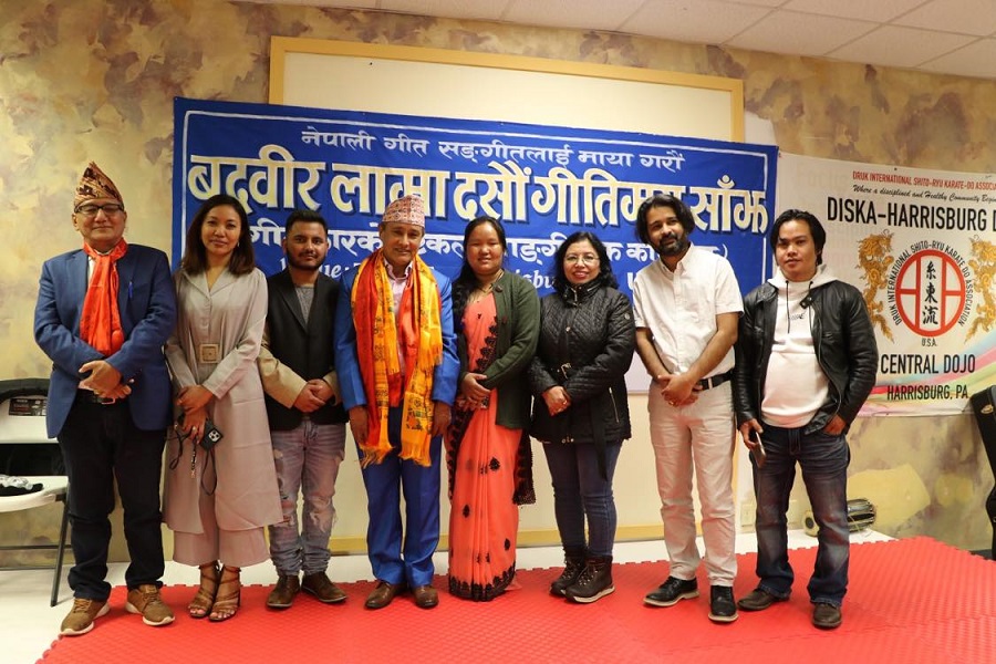 अमेरिकामा गुन्जिए बुद्धवीर लामाका गीत