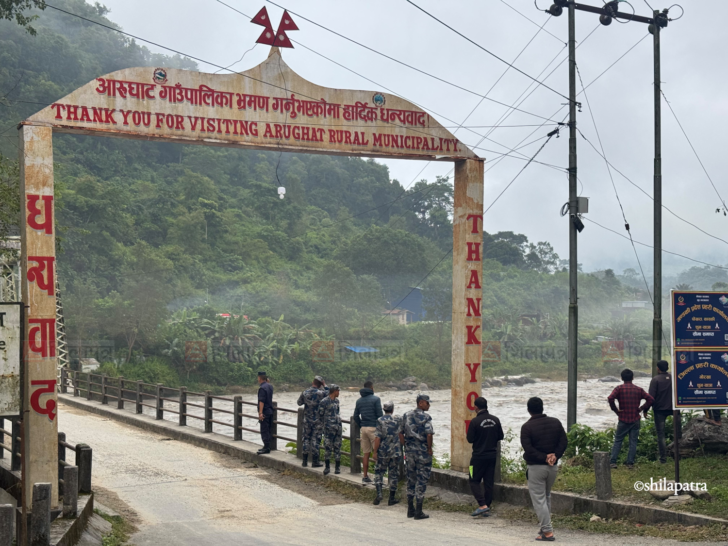 बूढीगण्डकी बाढीले दुई पुलमा क्षति, सोती खोला पुल बगायो