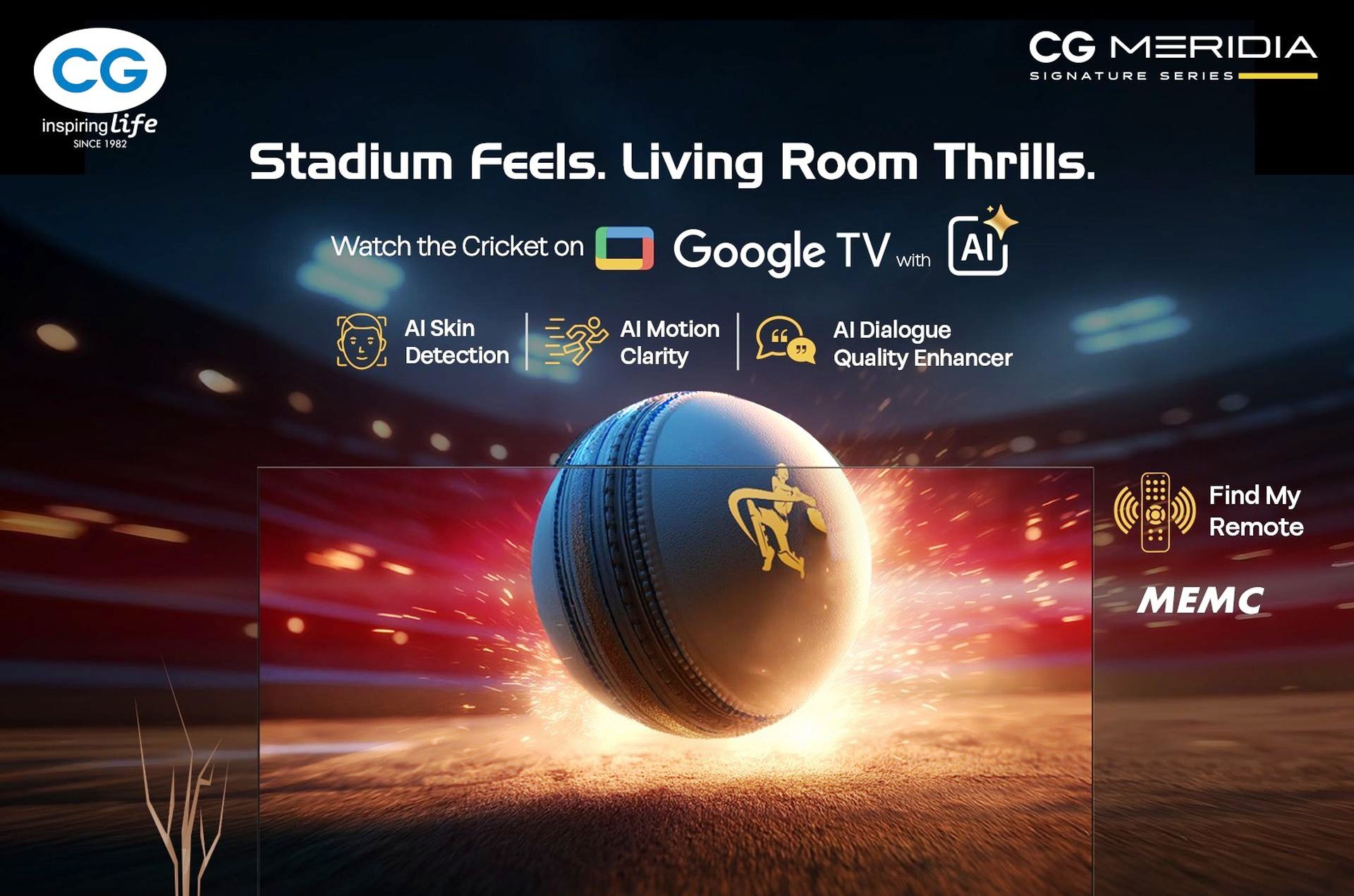 सीजी इलेक्ट्रोनिक्सले सार्वजनिक गर्‍यो फोरके एआई गुगल टीभीका तीन मोडेल