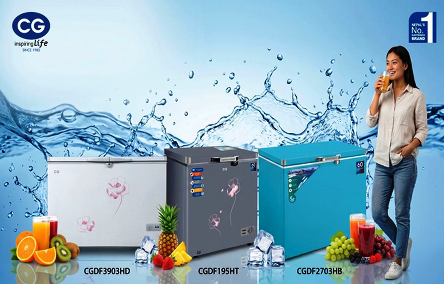 २८ मोडल र ५ वर्षको वारेन्टीले नेपाली बजारमा सीजी चेस्ट फ्रिजरको माग बढ्‌दो, यस्ता छन् विशेषता