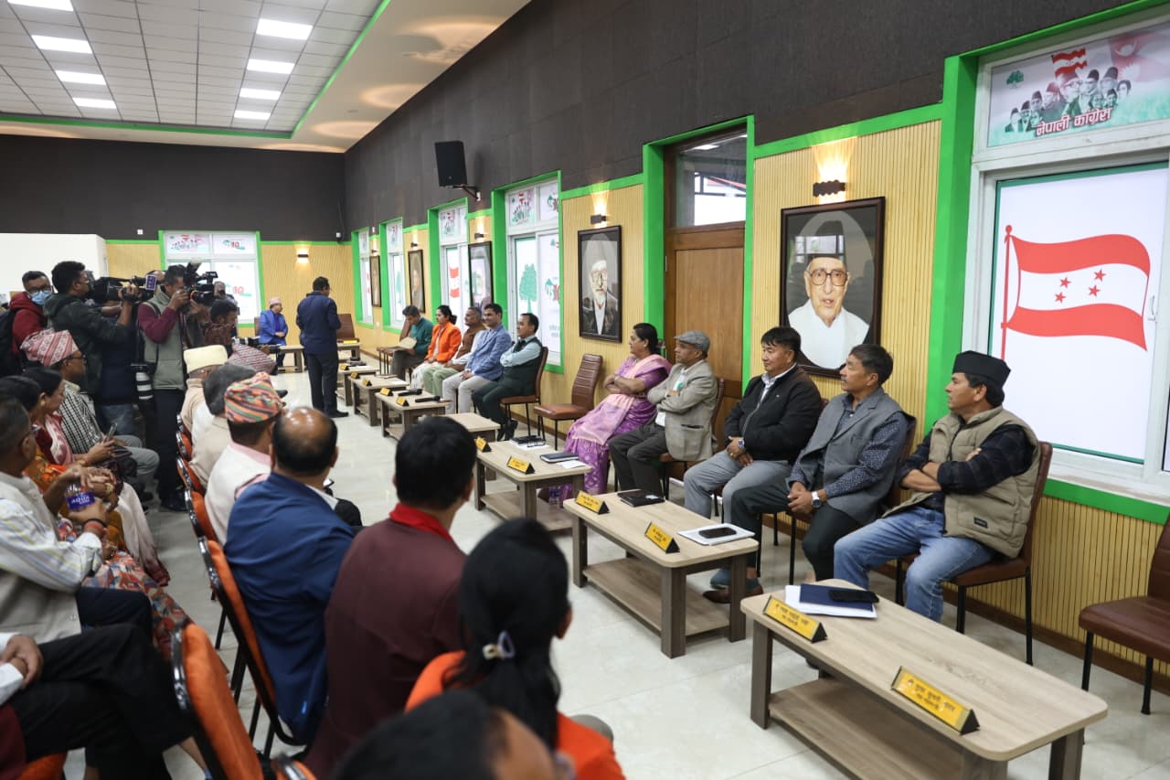 कांग्रेस केन्द्रीय समितिमा दुई प्रस्तावमाथि छलफल जारी