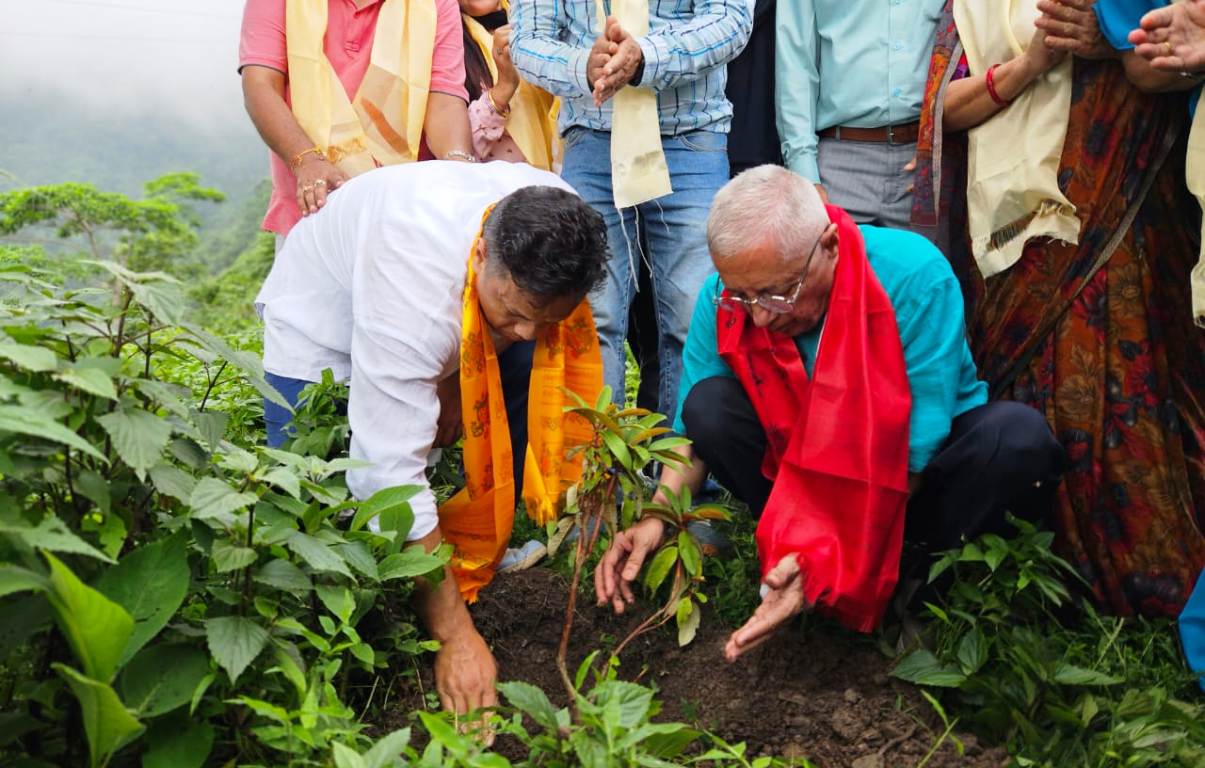 वृक्षरोपणका लागि हिँडेका शेखर काेइरालालाई पहिराेले राेक्याे