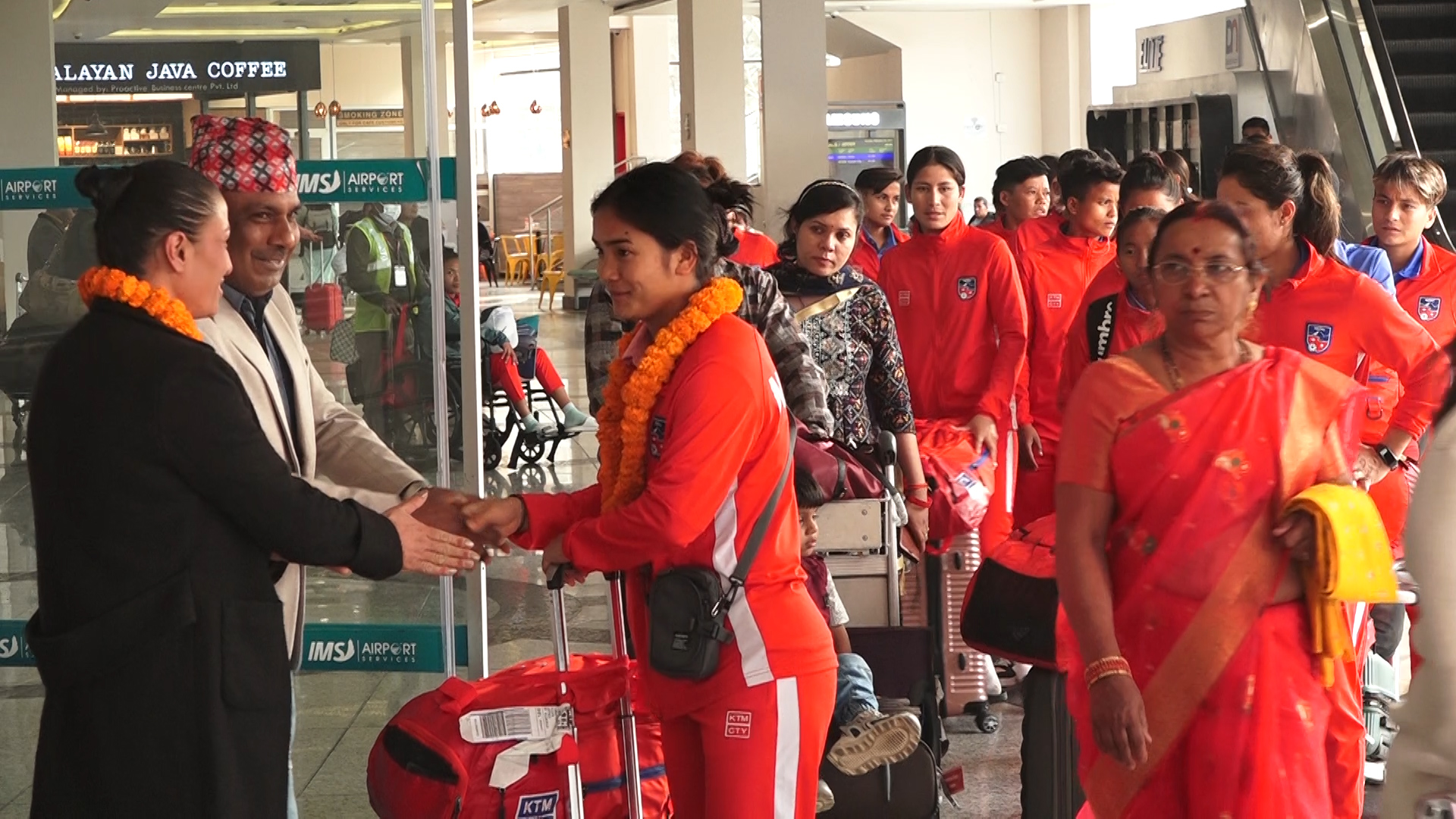 नेपाली महिला फुटबल टोली स्वदेश फर्कियो
