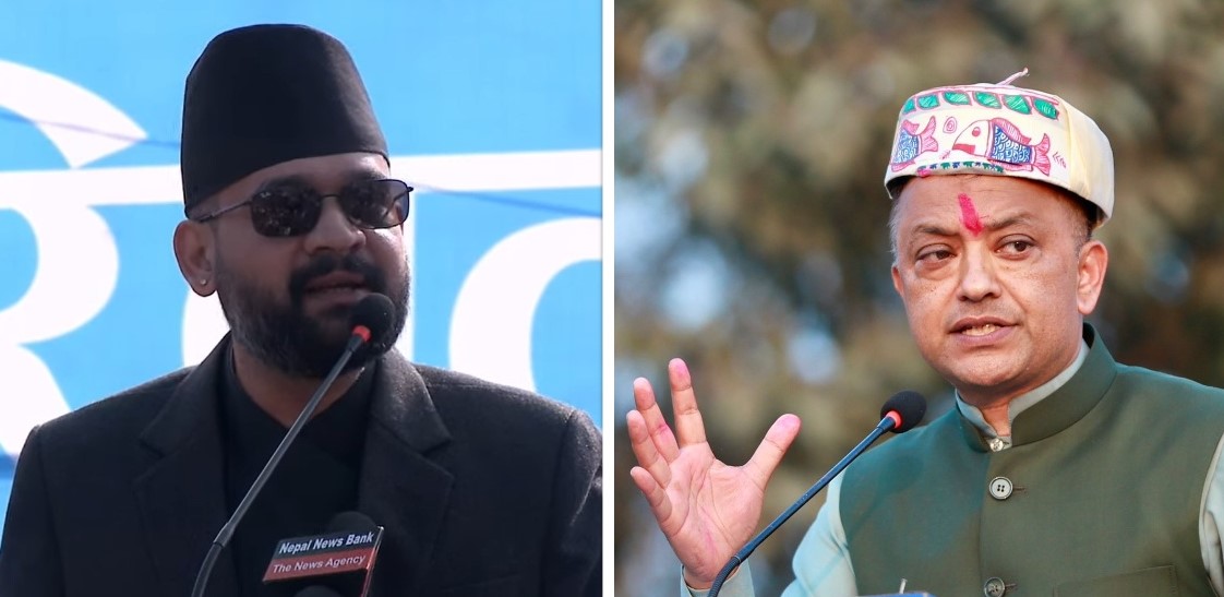 बालेनलाई गगनको जवाफ– ठेकेदारलाई रुखमा बाँधेर सडक बन्दैन