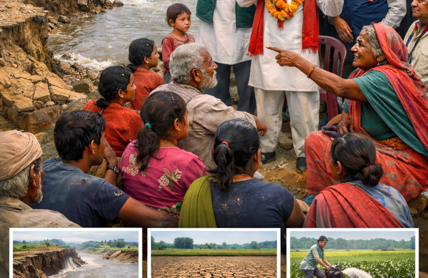 महोत्तरी–२ का मतदाताका गुनासा– बर्खामा डुबान र हिउँदमा पानीको हाहाकार