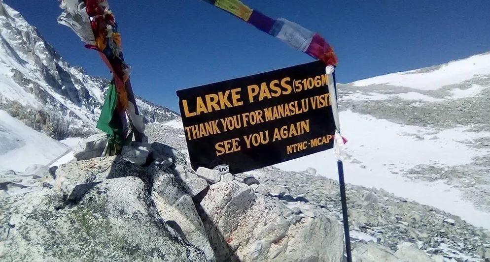 मनास्लु लार्केपास पदमार्ग खुल्यो, सतर्कता अपनाएर यात्रा गर्न टानको आग्रह