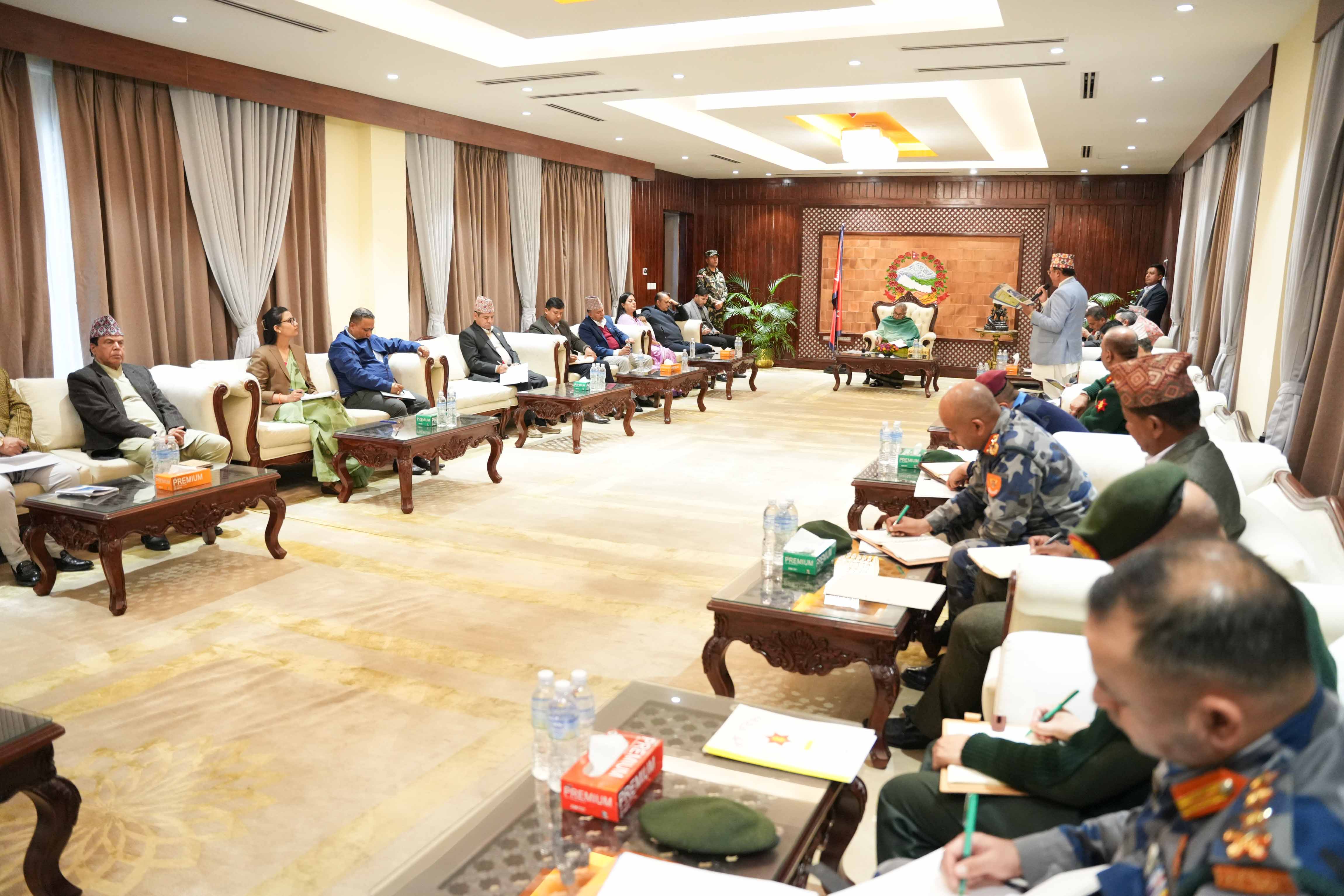 बालुवाटारमा सर्वपक्षीय छलफल सुरु (तस्वीरहरू)