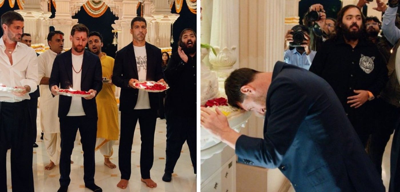 भारतमा मेस्सीको आरती उतारियो, मूर्तिसामु शिर झुकाए (भिडियो)