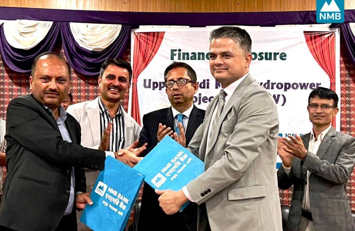 माथिल्लो सार्दी खोला जलविद्युत् आयोजनामा एनएमबी बैंकले ४६ करोड ३३ लाख ऋण लगानी गर्ने