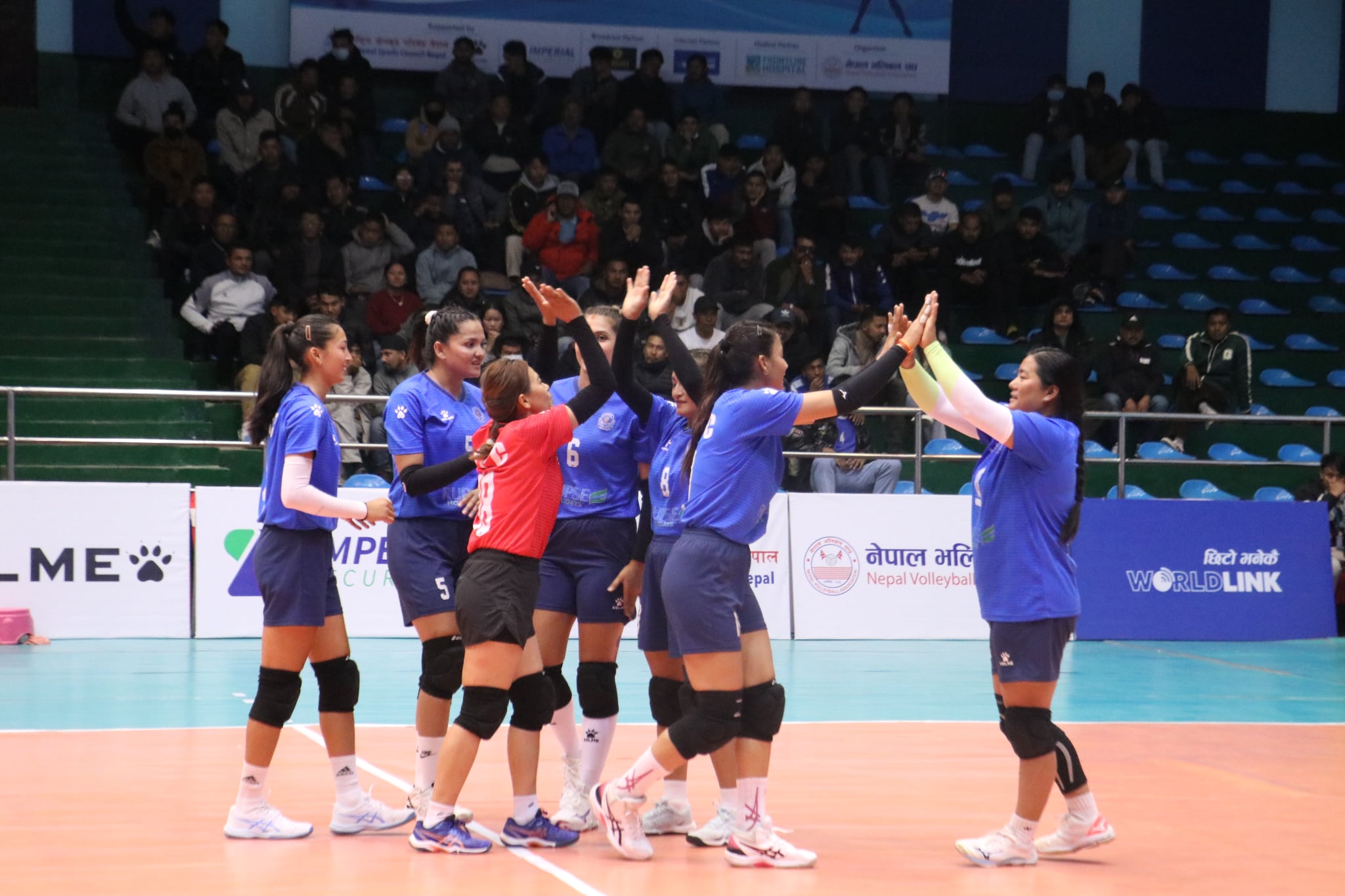 एनभीए च्याम्पियनसिप: एपीएफविरुद्ध पुलिस पाँचौँ सेटमा विजयी