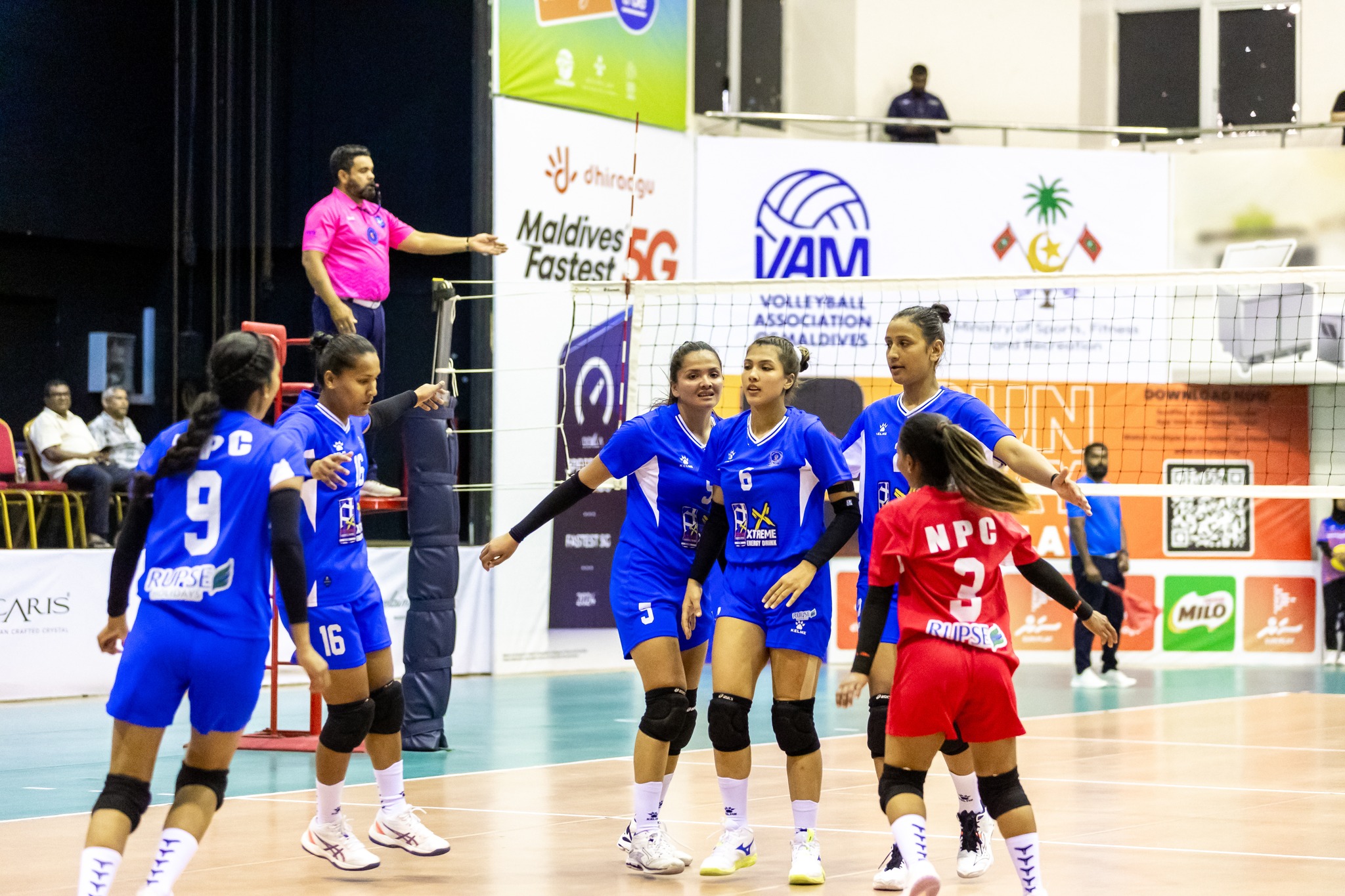 काभा महिला भलिबल लिग : पुलिस सेमिफाइनलमा