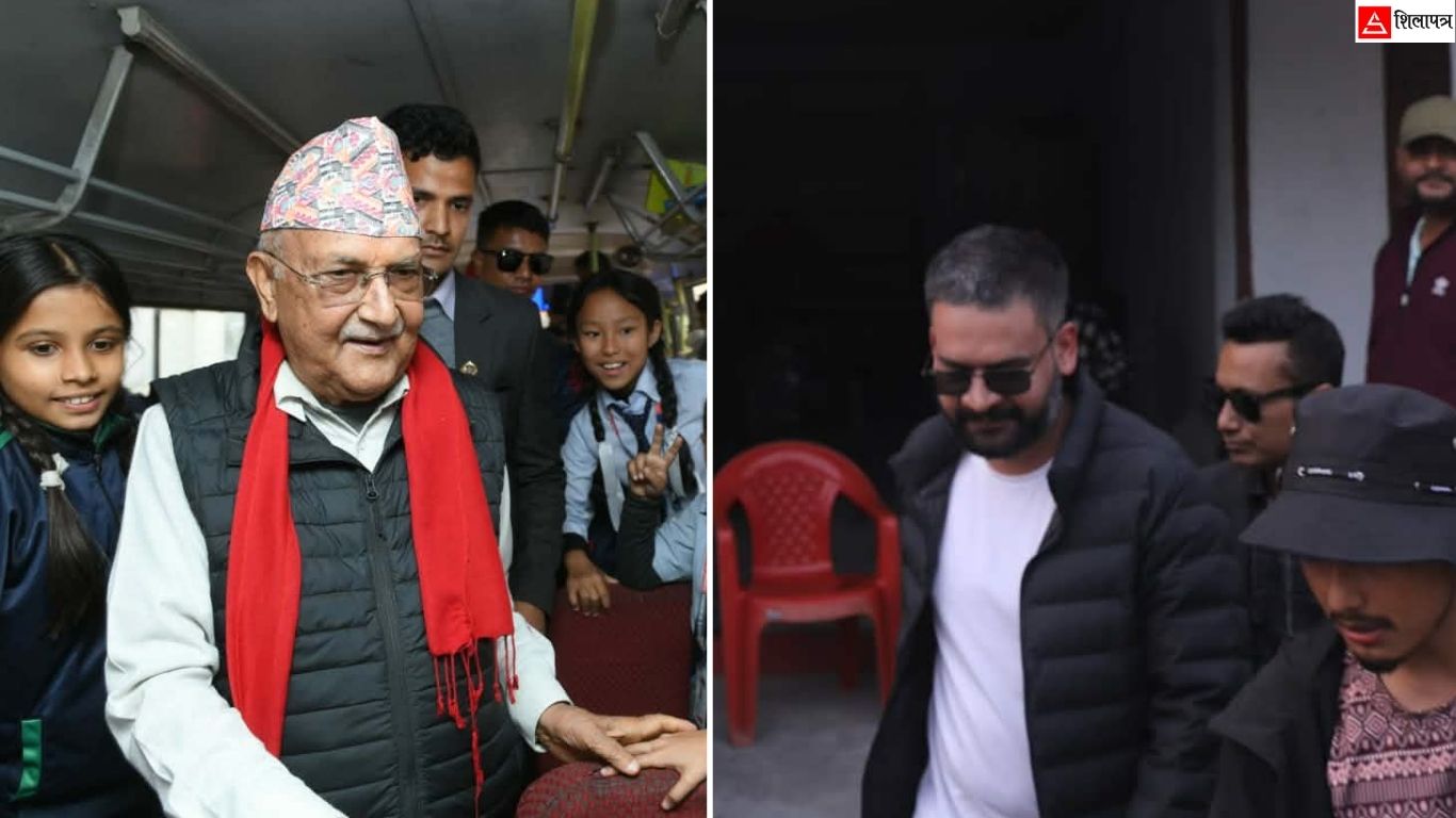 झापा–५ को दक्षिणतिर ओली र उत्तरतिर बालेन घरदैलो गर्दै