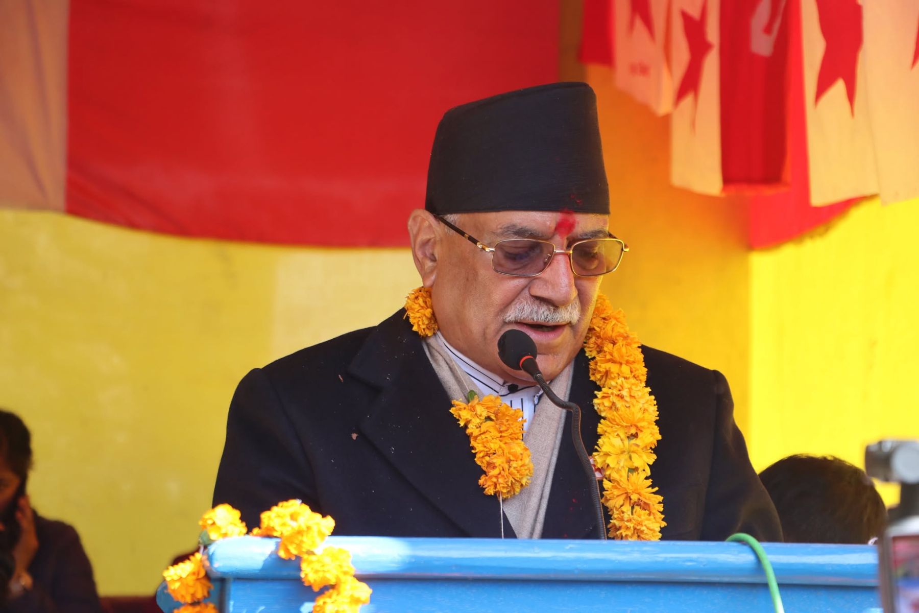 चुनबाङबाट प्रचण्डले भने–  गणतन्त्र र परिवर्तन ल्याउनेहरूले जित्नेछन्