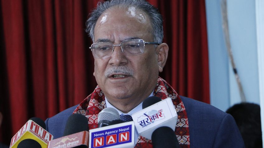 ओलीको प्रतिगमन परास्त नभएसम्म विपक्षी गठबन्धन कायम रहन्छ : प्रचण्ड 