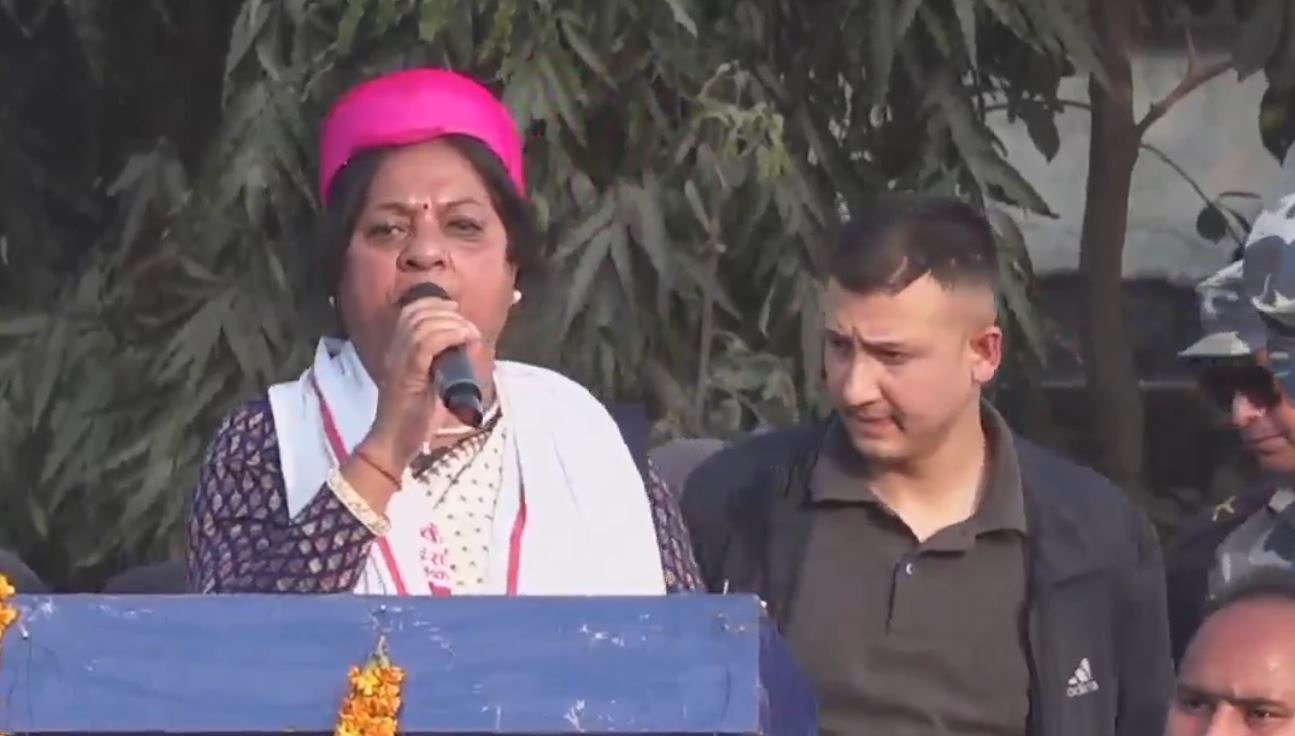 कांग्रेस बदलियो, देश बदल्न गगन थापा प्रधानमन्त्री बन्नुपर्छ : पुष्पा भुसाल