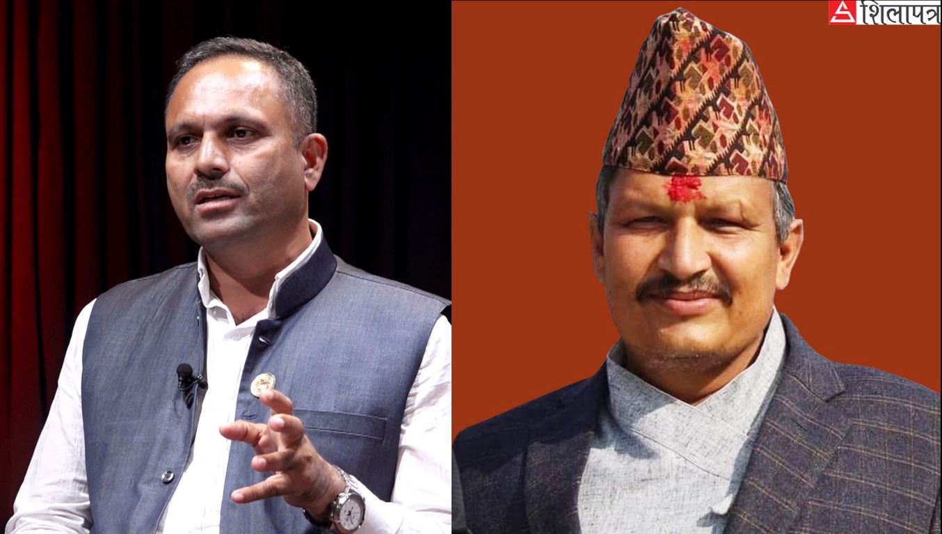 एउटै निर्वाचन क्षेत्रमा नेकपाका दुई उम्मेदवार, प्रचण्डले राजनलाई साथ दिँदा हरिबाेलकाे महेश्वरलाई