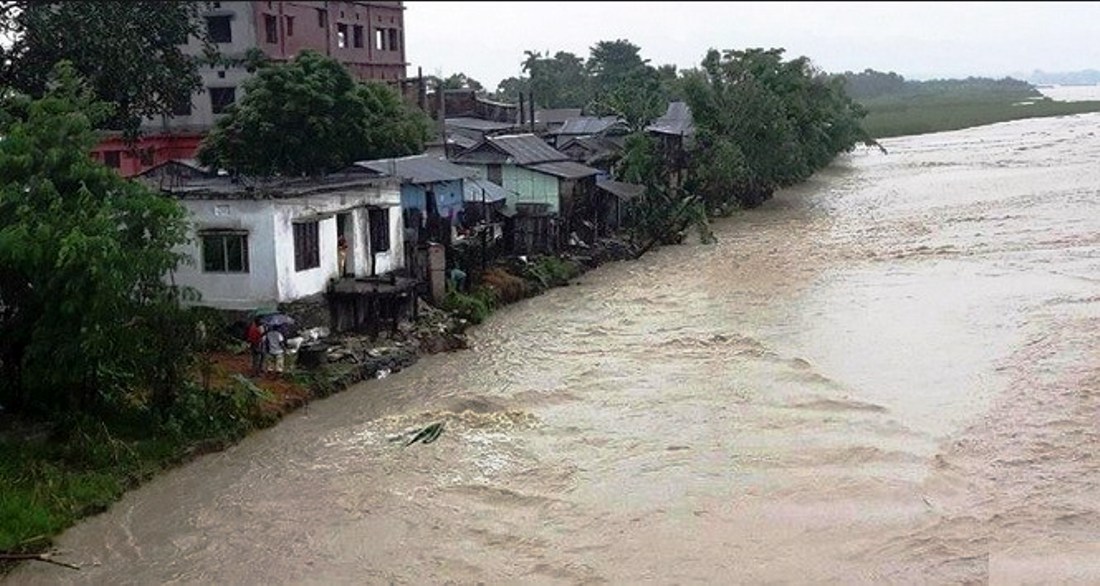 अविरल वर्षाले राप्ती नदीको बहाव बढ्दो, उच्च सतर्कता अपनाउन आग्रह