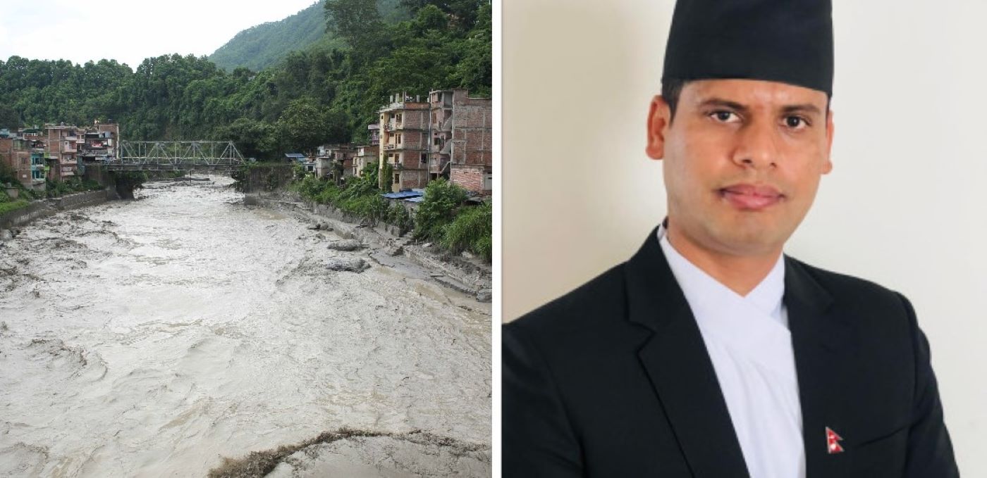 जिल्लावासीलाई भीषण बाढीको पूर्वसूचना दिएर काठमाडाैंमा गोष्ठी गर्दै थिए रसुवाका सीडीओ