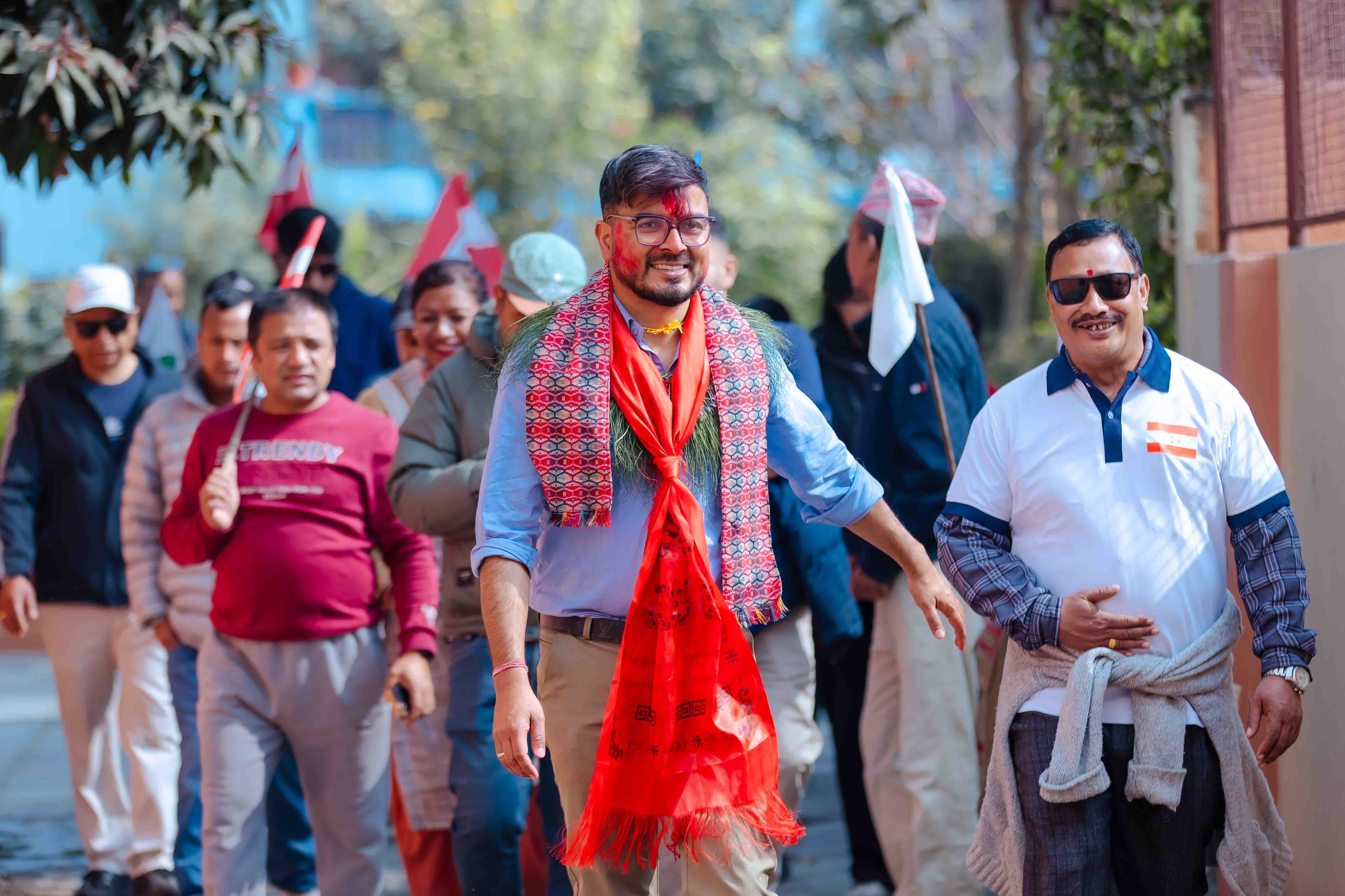 गगनको ‘कोर क्षेत्र’ काठमाडौं–४ मा कांग्रेस उम्मेदवार सचिनको घरदैलो तीव्र