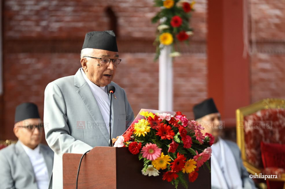 राष्ट्रपति पौडेलले भने– नागरिकलाई निराशामा राखेर राज्य र व्यवस्था सफल हुँदैन